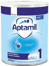 Адаптирано мляко за кърмачета Nutricia Aptamil 1 - 400 g ÷ 800 g, 0-6 месеца - продукт