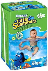 Huggies Little Swimmers 3/4 - Бански гащички за еднократна употреба за бебета с тегло от 7 до 15 kg - продукт