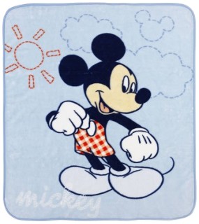 Бебешко одеяло Мики Маус - Interbaby - 110 x 140 cm, на тема Мики Маус - продукт