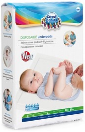 Подложки за повиване за еднократна употреба Canpol babies - 10 броя - продукт