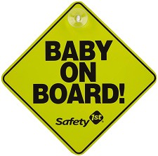 Табела с надпис Бебе в колата - Safety 1st - продукт