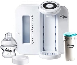 Електрически уред за приготвяне на адаптирано мляко - В комплект с шише 150 ml и силиконов биберон за бебета от 0+ месеца - продукт