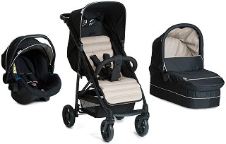 Бебешка количка 3 в 1 Hauck Rapid 4 Plus Trio Set - С кош за новородено, лятна седалка, кош за кола и аксесоари - количка