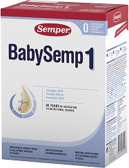 Адаптирано мляко за кърмачета Semper Baby Semp 1 - 800 g, за новородени - продукт