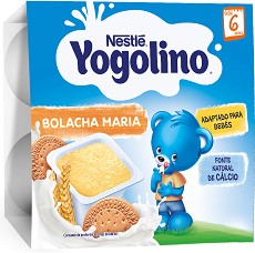 Млечен десерт бисквита Nestle Yogolino - 4 х 100 g, за 6+ месеца - продукт