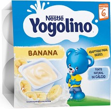 Nestle Yogolino - Млечен десерт банан - Опаковка от 4 х 100 g за бебета над 6 месеца - продукт