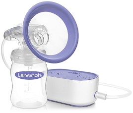 Двуфазна електрическа помпа за кърма Lansinoh Compact - С шише и биберон - продукт