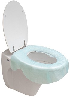 Еднократни протектори за тоалетна чиния - Комплект от 3 броя от серия "MommyLine" - продукт