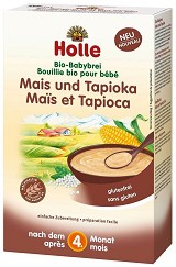Био инстантна безмлечна каша с царевица и тапиока Holle - 250 g, за 4+ месеца - продукт