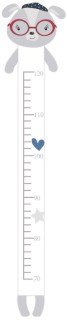 Плюшен ръстомер Kikka Boo Blue Heart - От 70 до 120 cm, от серията Love Rome - продукт