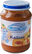 Ganchev - Пюре от кайсии - Бурканче от 190 g за бебета над 4 месеца - пюре