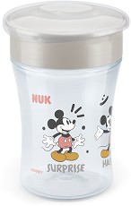Преходна чаша 360° NUK - 230 ml, на тема Мики Маус и приятели, 8+ м - чаша
