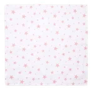 Бебешка памучна пелена - Звезди - С размери 80 x 80 cm - продукт