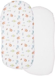 Чаршафи за мултифункционално кошче - Baby Hug - Комплект от 2 броя с размери 39 x 77 cm - продукт