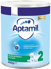 Адаптирано преходно мляко Nutricia Aptamil 2 - 400 или 800 g, 6-12 месеца - продукт