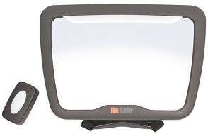 Огледало за задна седалка BeSafe XL2 - Със светлини и дистанционно управление - аксесоар