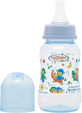 Стандартно шише за хранене - 150 ml - Комплект със силиконов биберон за бебета от 0+ месеца - шише