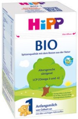 Адаптирано био мляко за кърмачета HiPP BIO 1 - 600 g, за новородени - продукт
