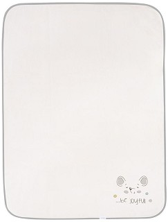 Бебешко поларено одеяло Kikka Boo - 80 x 110 cm, от серията Joyful Mice - продукт