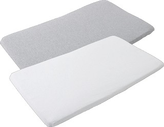 Долни чаршафи с ластик Maxi-Cosi - 100% памук, 2 броя, за матраци 52 x 91 - продукт