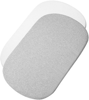 Долни чаршафи с ластик - Комплект от 2 броя за сгъваема кошара "Iora" - продукт