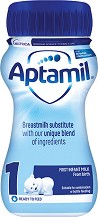 Мляко за кърмачета - Aptamil 1 - Опаковка от 200 ml за бебета от 0+ до 6 месеца - продукт