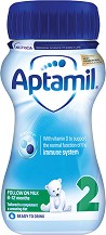 Преходно мляко - Aptamil 2 - Опаковка от 200 ml за бебета oт 6 до 12 месеца  - продукт