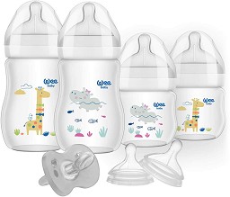 Комплект за новородено - Natural - С шишета, биберони и залъгалка - продукт