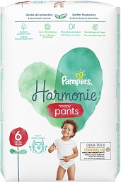 Гащички Pampers Harmonie Nappy Pants 6 - 18 броя, за бебета 15+ kg - продукт