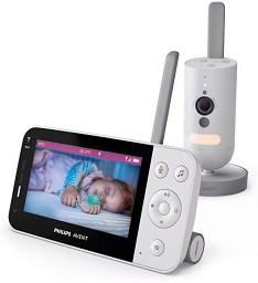 Видео бебефон Philips Avent SCD923/26 - С температурен датчик, мелодии, нощно виждане и възможност за обратна връзка - продукт