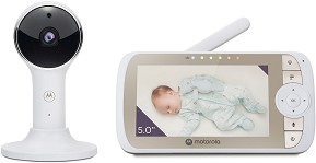 Видео бебефон Motorola VM65x Connect - С Wi-Fi, температурен датчик, мелодии, нощно виждане и възможност за обратна връзка - продукт