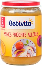 Пюре от плодов микс Bebivita - 190 g, за 4+ месеца - продукт